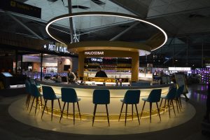 Interiors UK Airport bar image - Contact Us